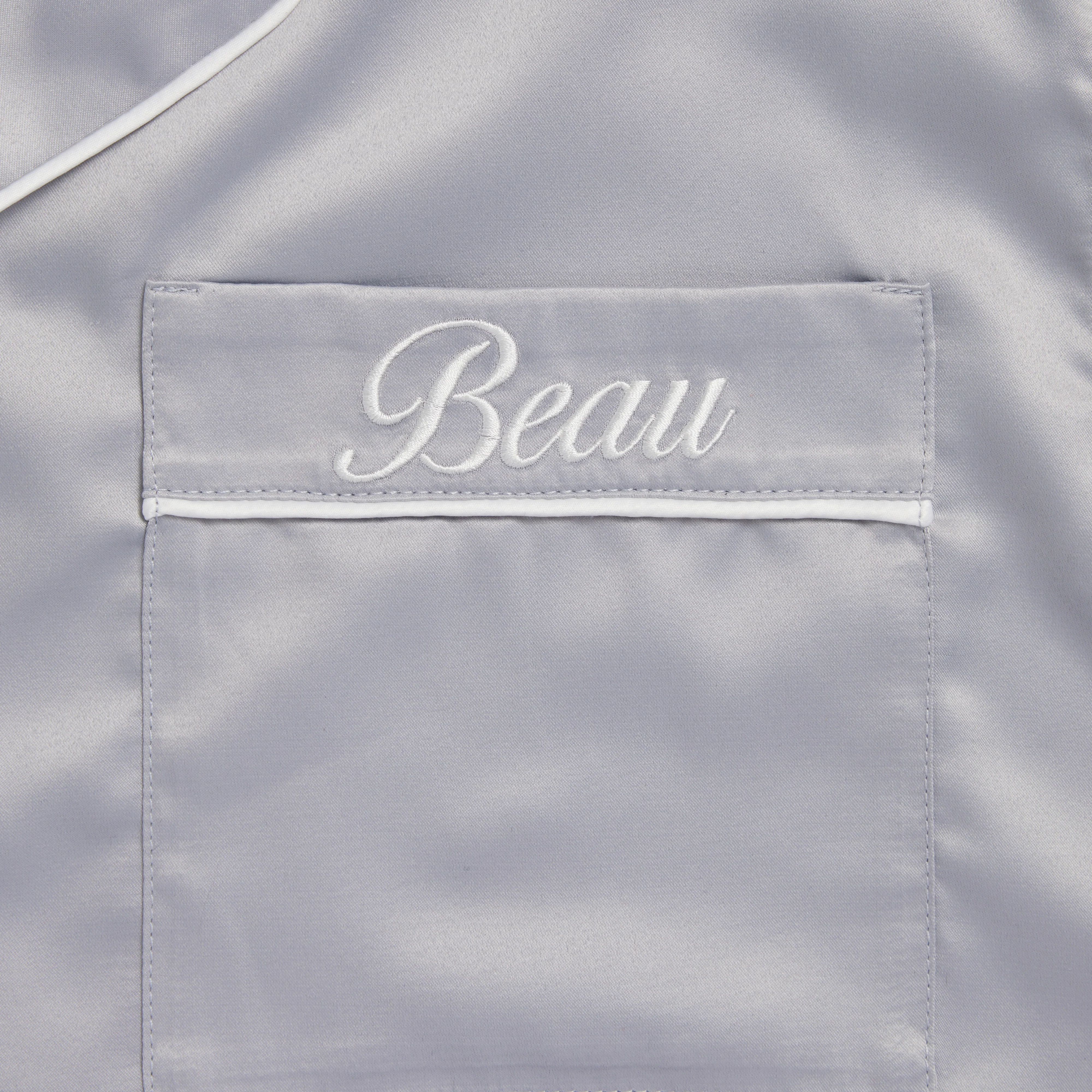 Beau Embroidered Pajama Set - Image 4
