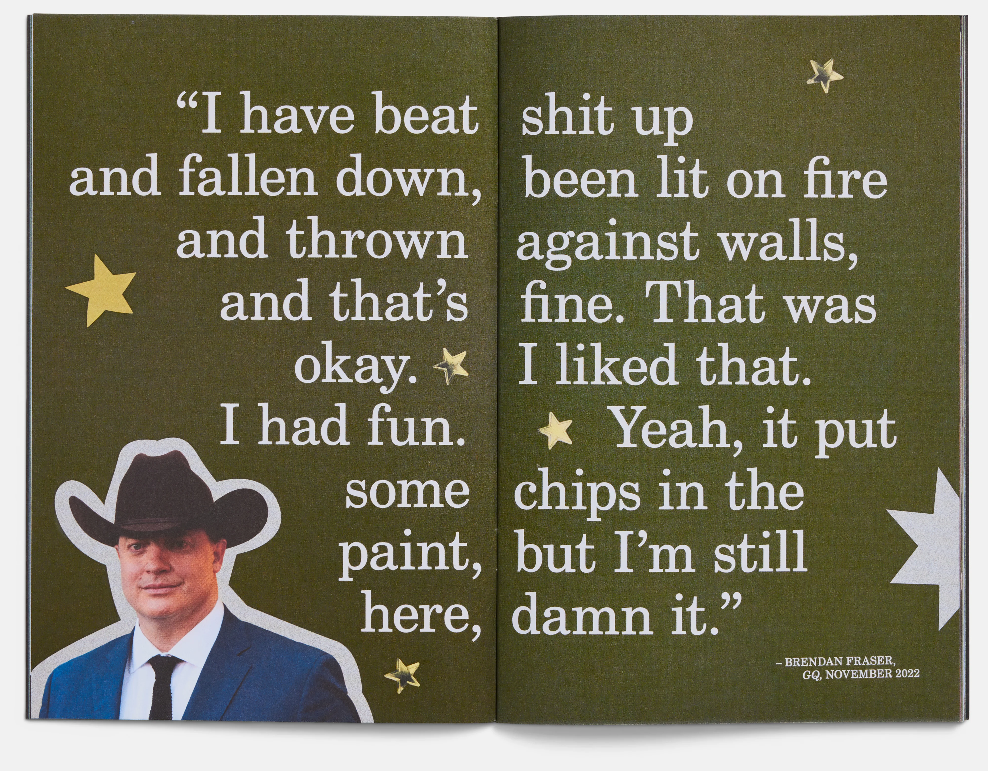 Brendan Fraser Zine - Image 3