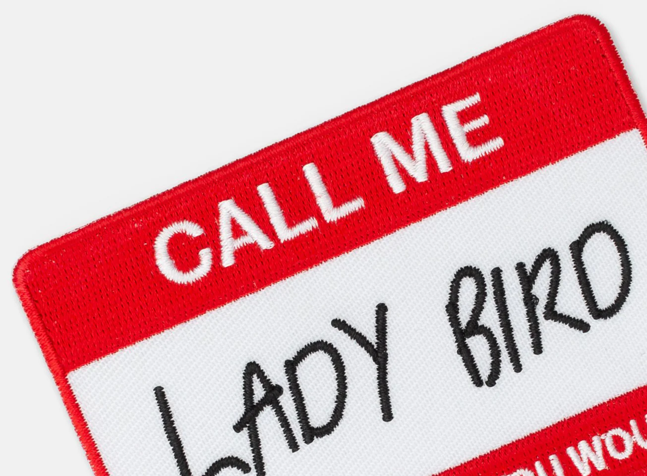 'Lady Bird' Name Patch - Image 2