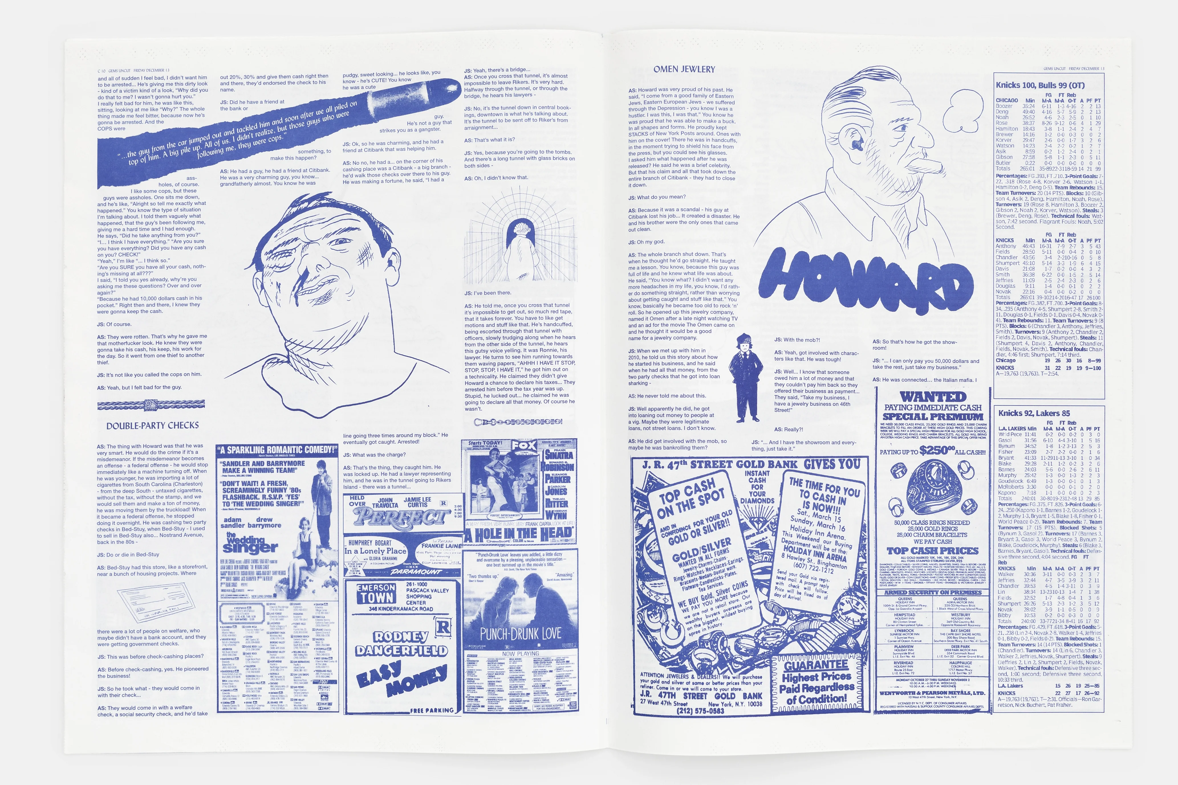 Gems Uncut Zine by Josh & Benny Safdie - Image 4