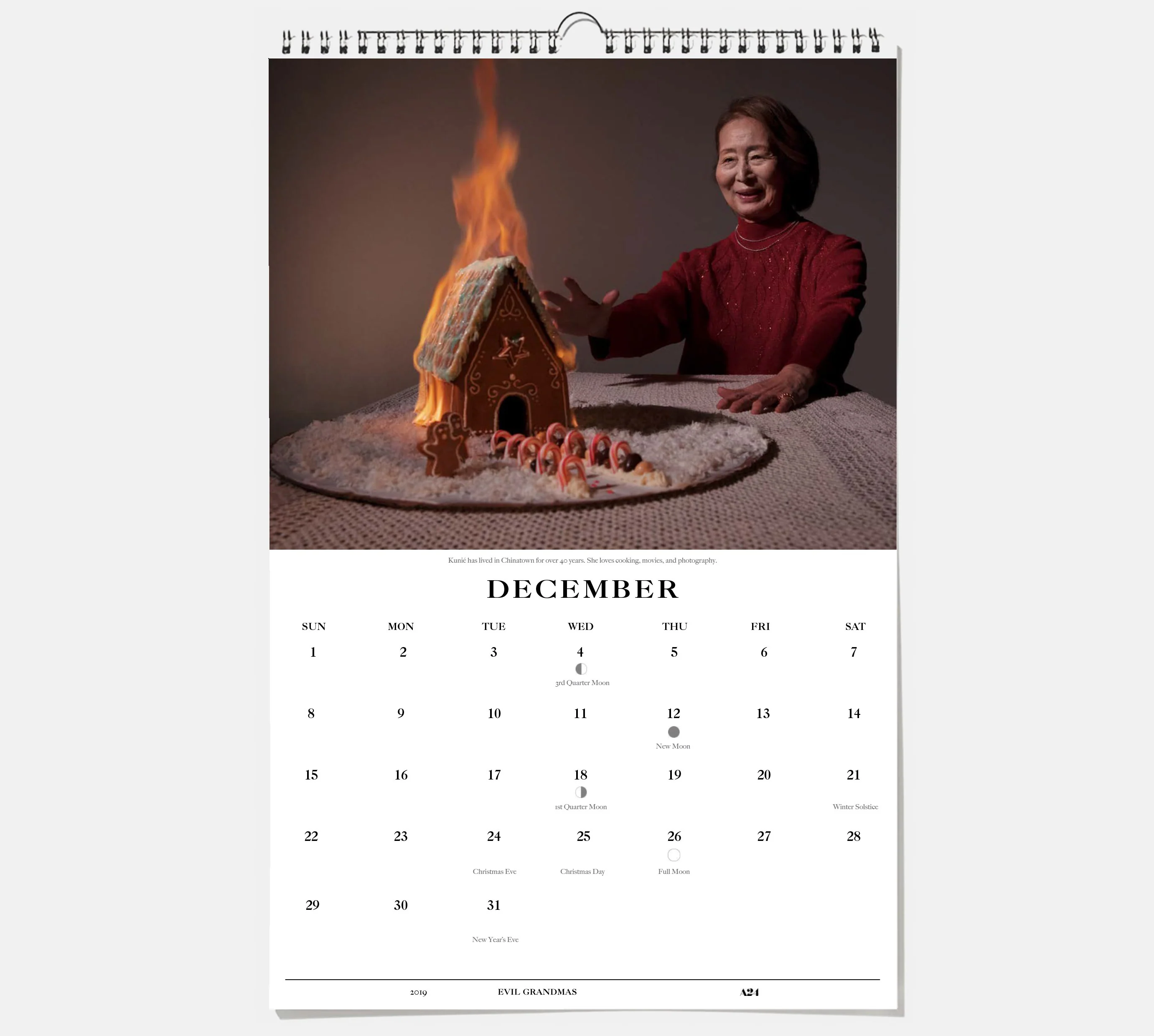 Evil Grandmas 2019 Wall Calendar - Image 4