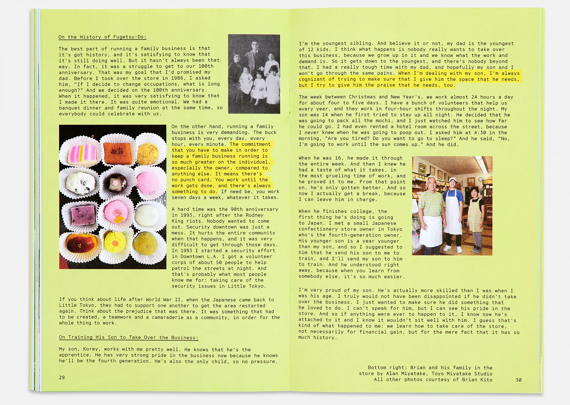 Family Business Zine by Lee Isaac Chung & Steven Yeun - Image 4