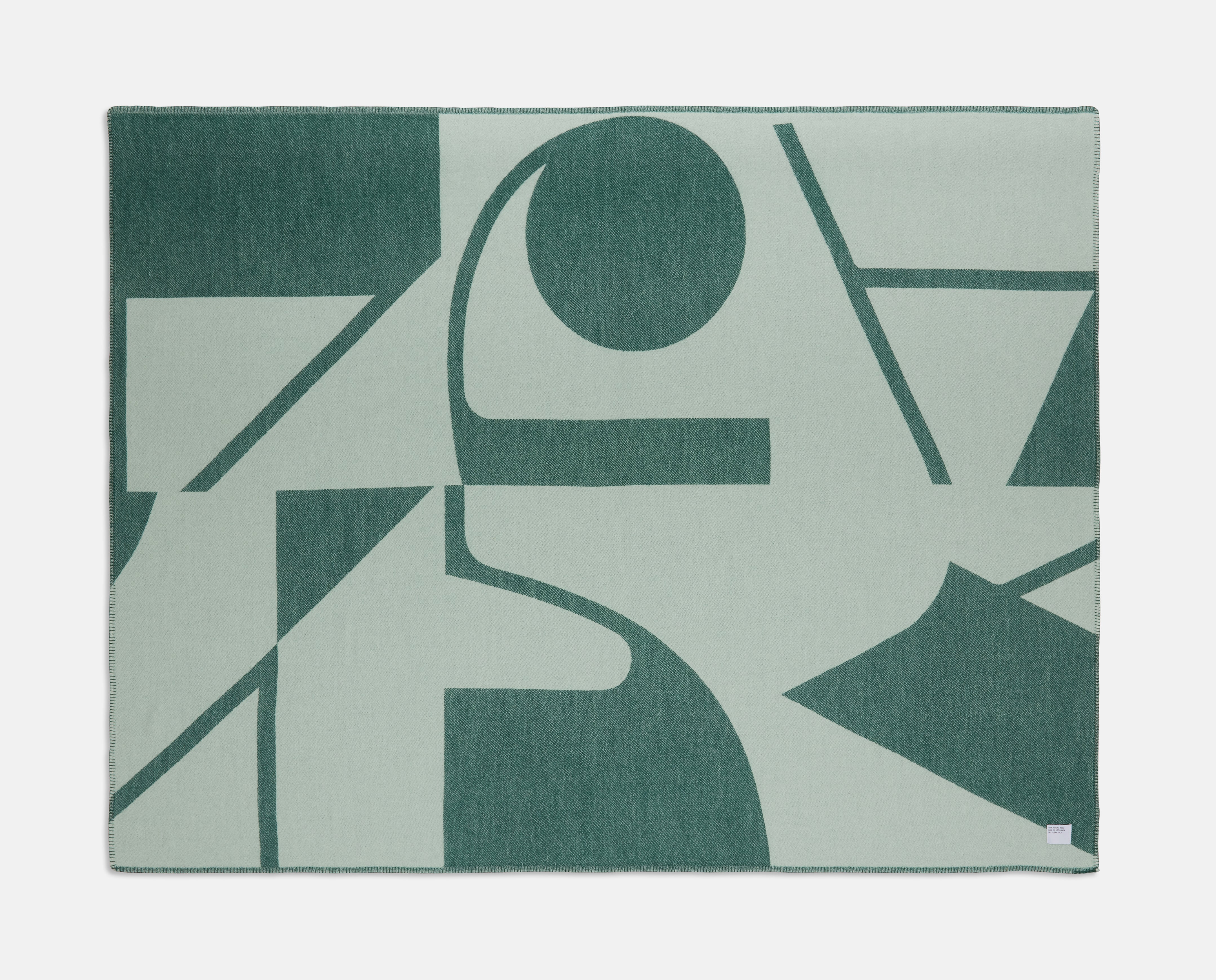Green Logo Scramble Blanket - Image 4