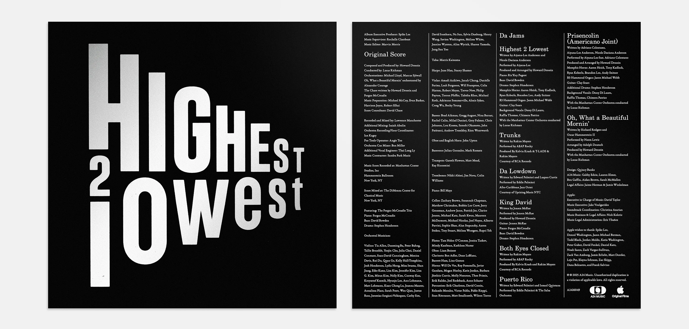 Highest 2 Lowest Original Motion Picture Soundtrack - Image 4