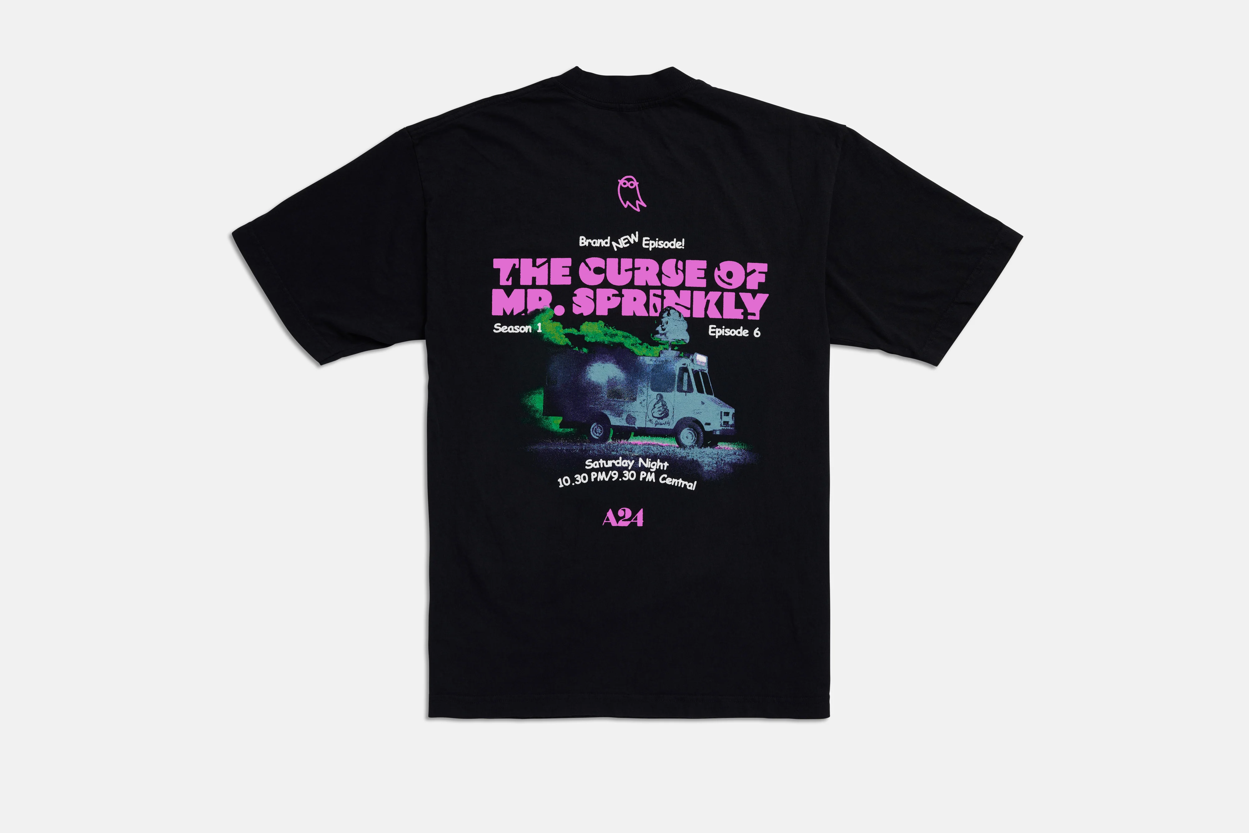 I Saw the TV Glow Puff Print Mr. Sprinkly Tee - Image 3