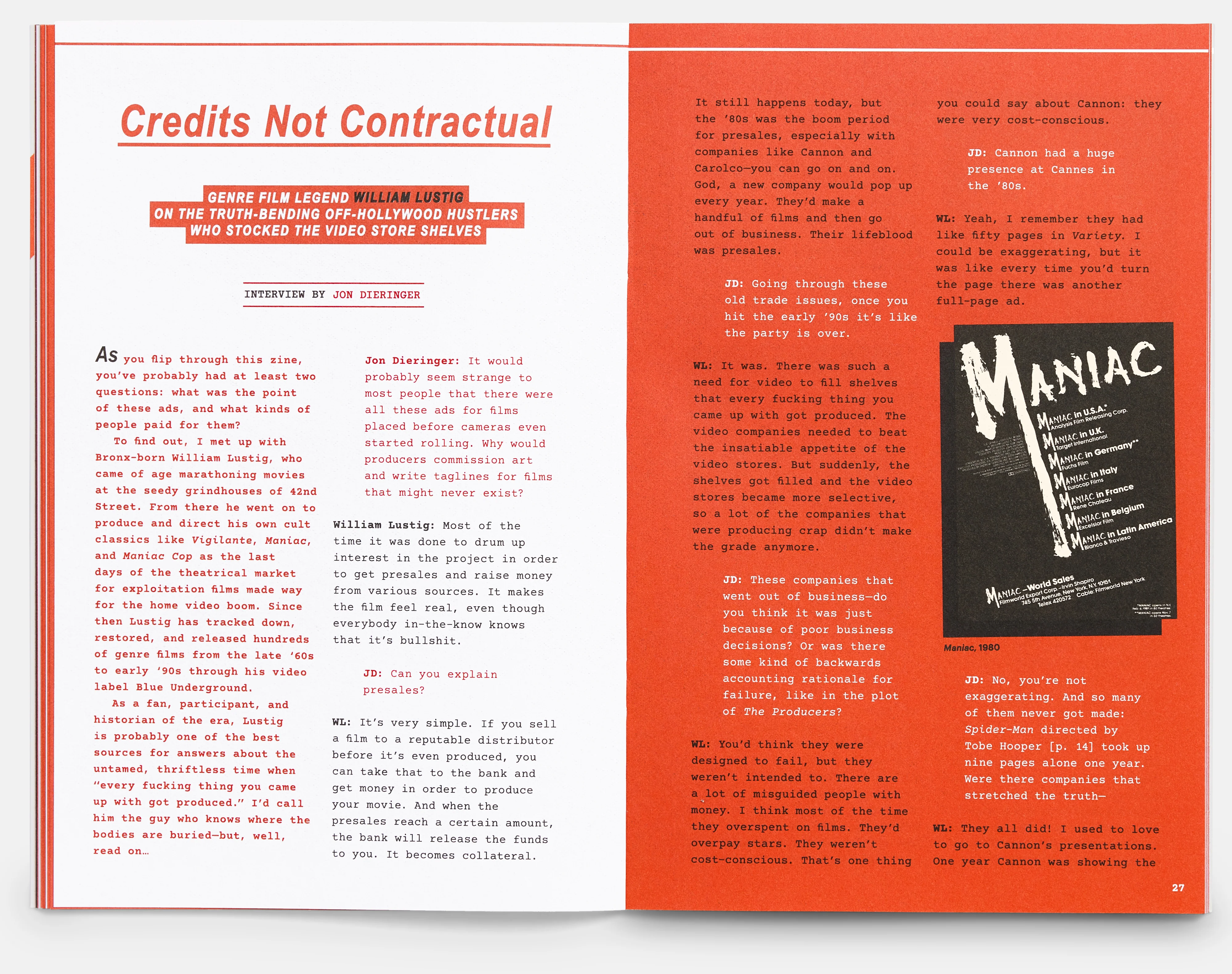 Never Coming To a Theater Near You Zine - Image 6