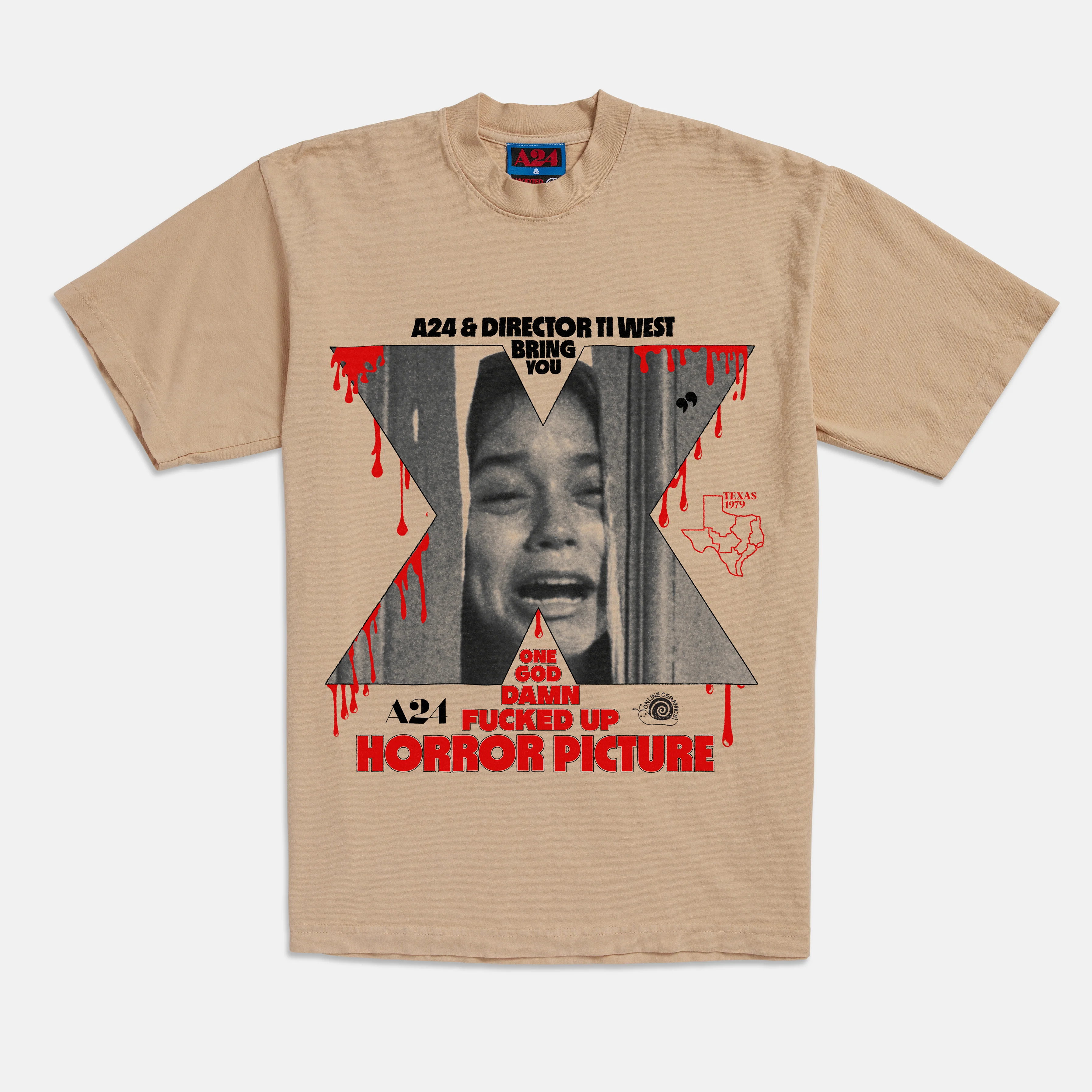 Online Ceramics x X Fucked Up Horror Tee