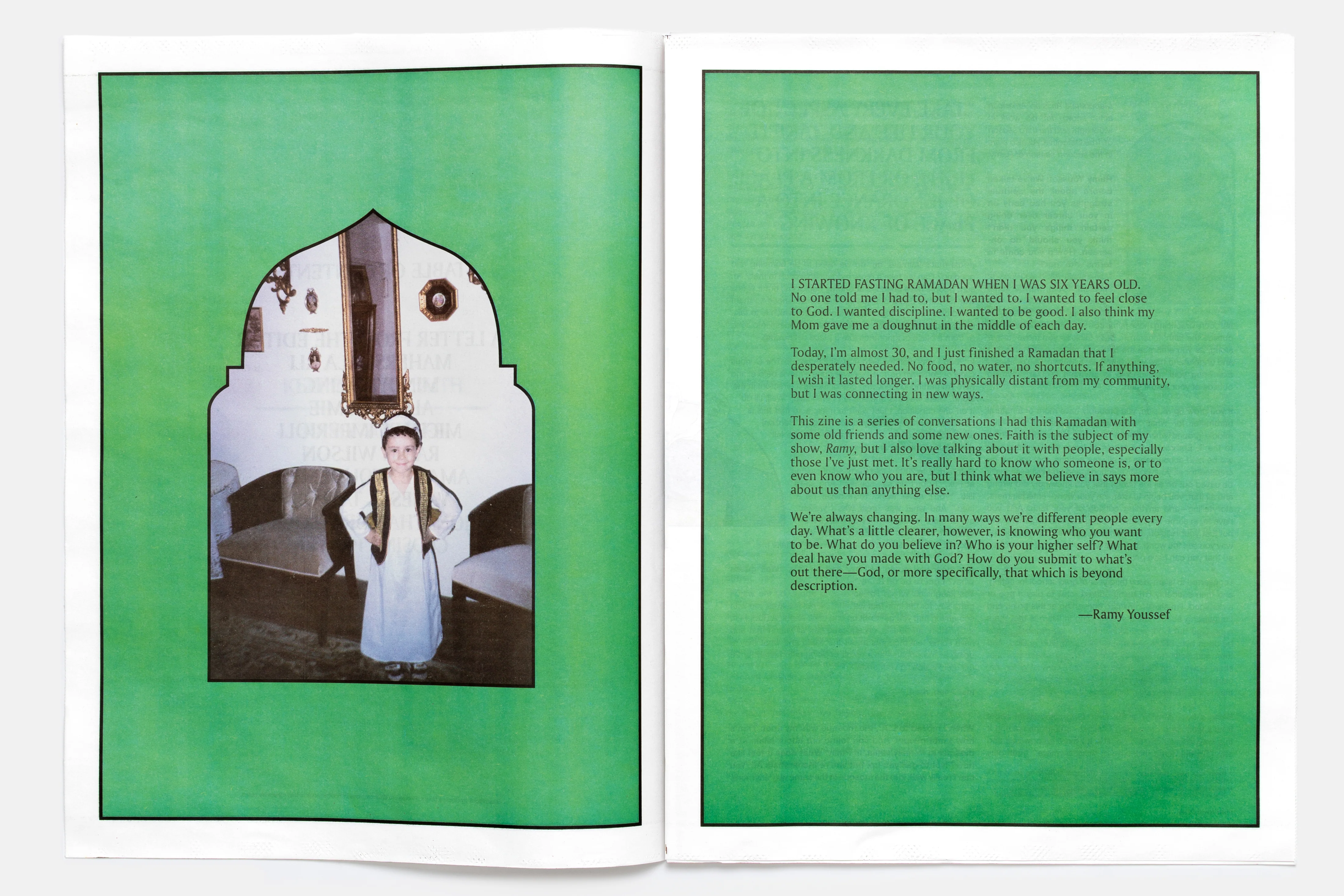 Keeping the Faith Zine by Ramy Youssef - Image 2