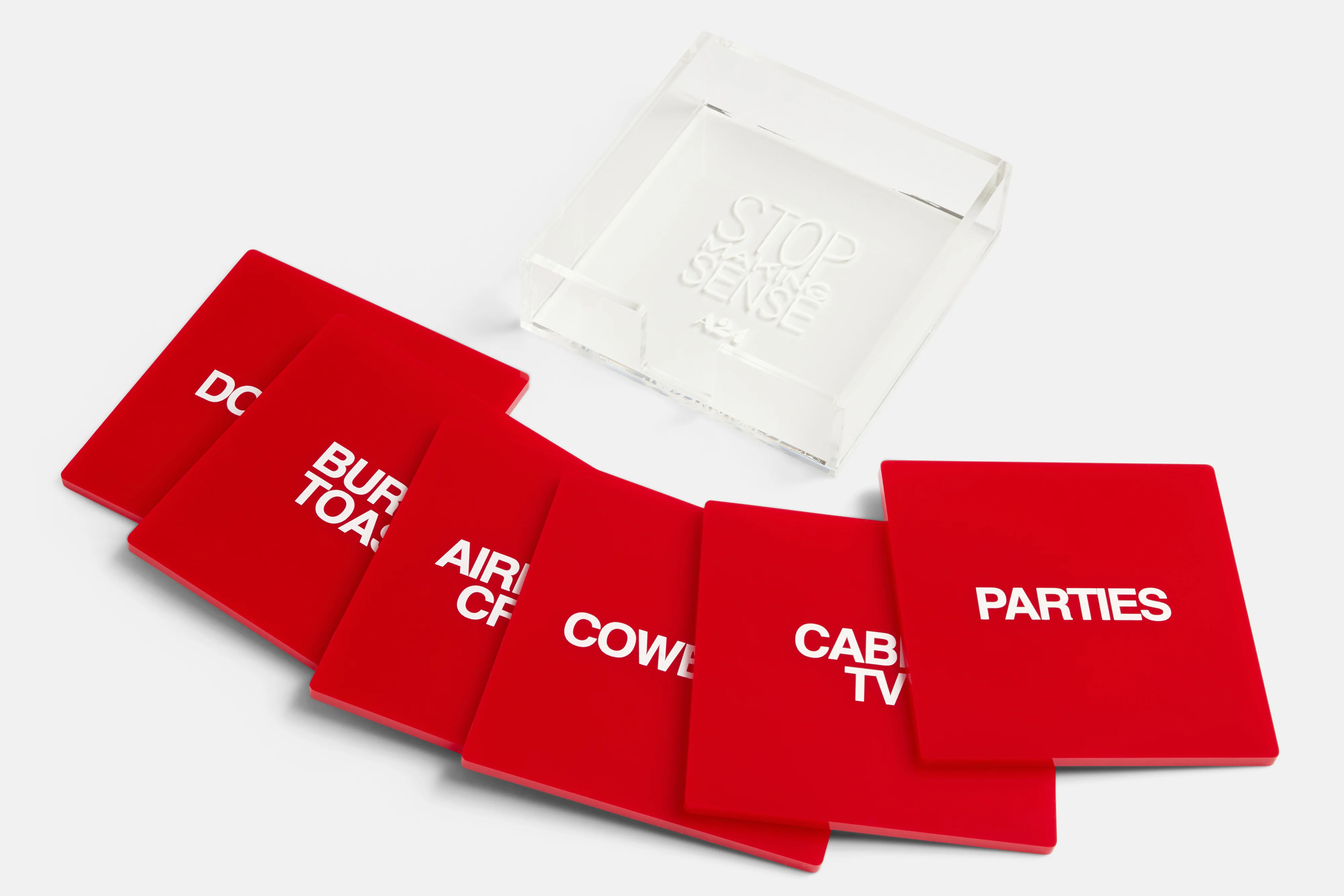 Stop Making Sense Coaster Set - Image 4