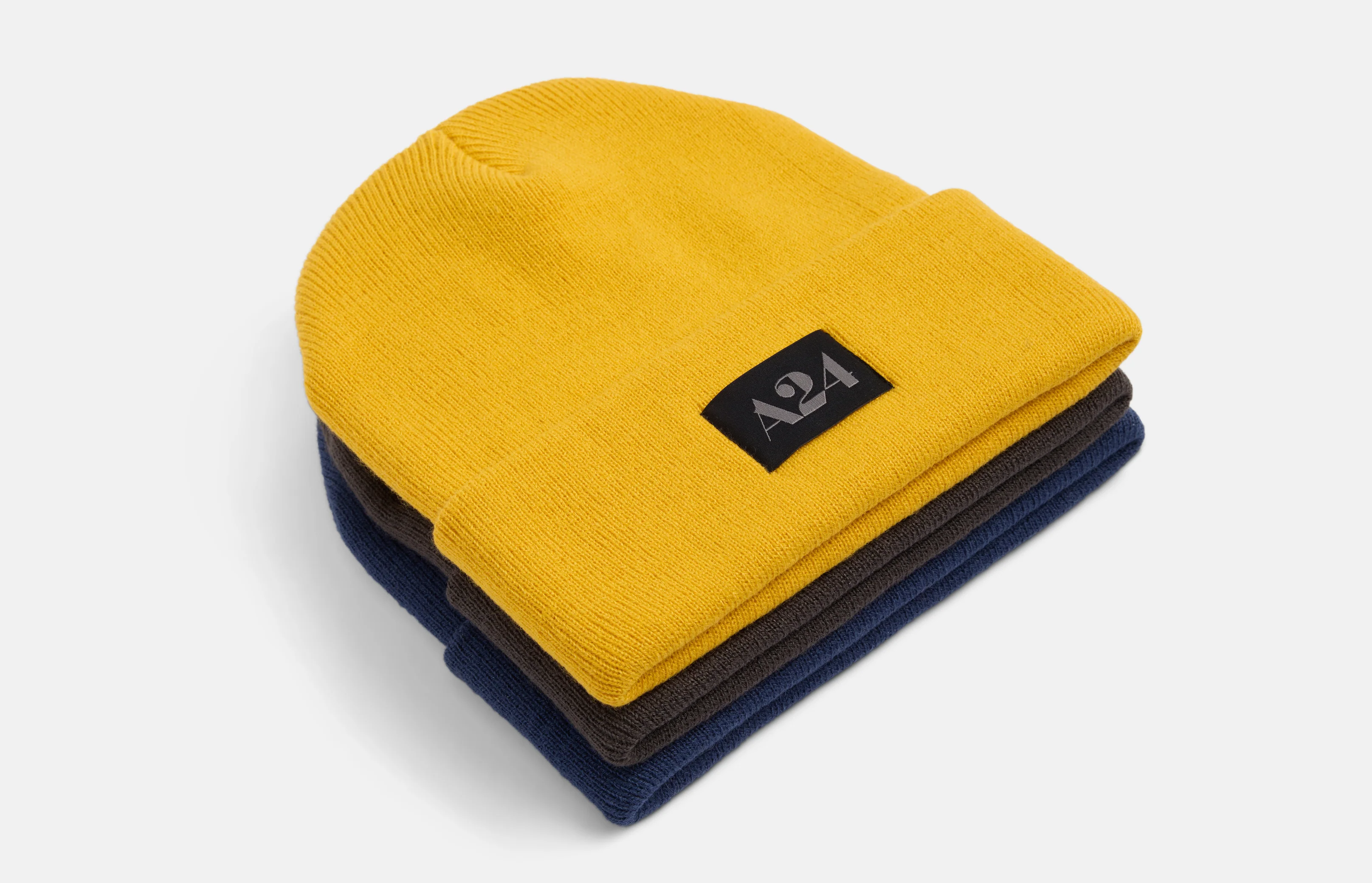Yellow Logo Beanie - Image 2